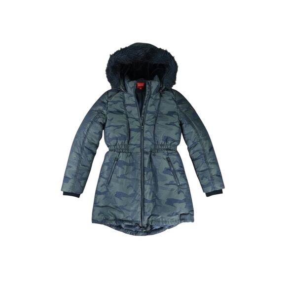 Guess Army Fatigue Vintage Green Coat Women's - Picture 4 of 5